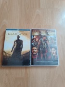 2 filmy dvd gladiator i gladiator 2 stan bardzo dobry język polski