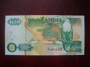 BANKNOT ZAMBIA 20 Kwacha . UNC.
