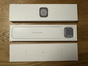 Apple Watch 8 45mm Silver White Sport Band NOWY