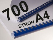 Podręcznik druk A4 mono do 700 stron + bindowanie