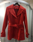 Stylowy płaszczyk DeFacto | Czerwony klasyk | Rozmiar L