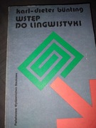 WSTĘP DO LINGWISTYKI K. D. BUNTING