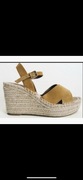 Zara nowe espadryle na koturnie 39