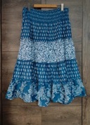 Piękna nowa rozkloszowana spódnica midi z bawełny rozmiar plus size 44