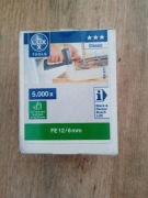 Zszywki z cienkiego drutu FE 12/6 mm 5000 szt. Lux Tools