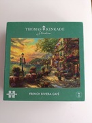 Puzzle Gibsons French riviera cafe Tomas Kinkade 1000 elementów kompletne