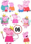 Pan Opłatek na tort - ŚWINKA PEPPA A4