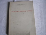 KSIĄŻKA-ROCZNIK HISTORII SZTUKI-TOM VII