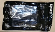 KABELEK SYSTE Micro USB 3m w oplocie CZARNY