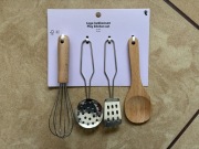 Zestaw przyborów kuchennych dla dzieci - 4 elementy