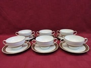 Bulionówki + podstawki Thomas Rosenthal 6 sztuk 582606