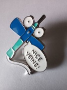 Metalowa przypinka pin broszka wpinka