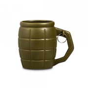Kubek Granat 450 ml – ZIELONY - militarny gadżet prezent kubek ceramiczny