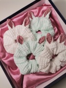 Scrunchie z uszkami gumka do włosów 