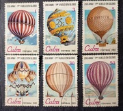 Balony. 200. rocznica pierwszego załogowego lotu balonem. Kuba