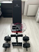 ławka treningowa do ćwiczeń hantle ekspander 