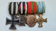 4-medalowa oryginalna szpanga pierwszo-wojenna -2