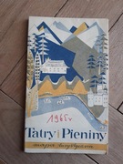 Mapa Tatry i Pieniny 1965