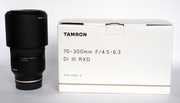 Tamron 70-300 mm f/4.5-6.3 Di III RXD Sony FE jak nowy