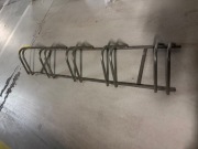 Stojak rowerowy stalowy na 5 rowerów - prawie nowy