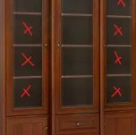 Witryna kent z brw 3 drzwi 1xszklo