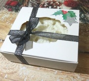 Gwiazdka śnieżynka zawieszka szydełko ozdoba na choinkę - 6 szt. w pudełku.