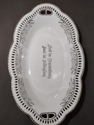 Patera półmisek ażur srebrne gody wesele Bavaria Schuman