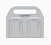 Solidny koszyk na baterie Dewalt 20V Walizka na 4 szt baterii