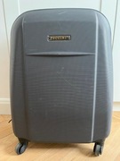 Walizka PUCCINI kabinowa mała ABS szara na czterech kołach 40x55x20 cm