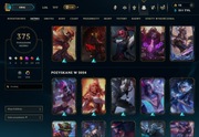 Konto League of Legends, 375skin, Triumphant Ryze, Judgement Kayle.