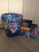 Super zestaw Finish,  120 tabletek + sól + nabłyszczacz 