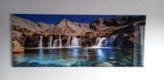 Obraz szklany wodospad 125cm×50cm