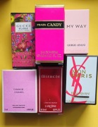 6 miniaturek perfum damskich