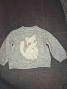 Sweterek Zara kotek r.86