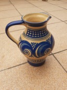 Dzbanek ceramiczny kobaltowy z czasów PRL