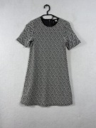 YH-61 Sukienka H&M Divided | Geometryczny Wzór | Rozmiar 32 (XXS/XS)