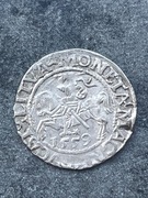 Półgrosz 1559 , Polska Zygmunt II August, Wilno , L/LITVA ładny