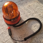 Kogut lampa ostrzegawcza pomarańczowa do gniazda zapalniczki 