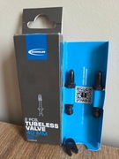 Zaworki Schwalbe Tubeless aluminiowe czarne (para) 40mm NOWE