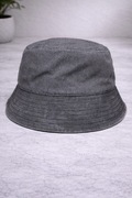 Bucket Hat Jeansowy Szary Modny Kapelusz Wiosna Unisex HIT