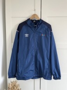 Umbro granatowa kurtka wiatrówka z kapturem sportowa XL