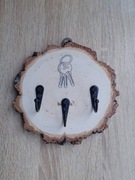 Wieszak na.klucze.  Plaster drewna 