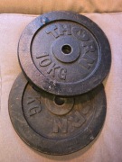 Talerze żeliwne 2x 10 kg 28 mm