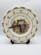 Porcelanowy zegar ścienny Bunnykins  Royal Doulton
