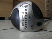Kij do golfa driver Callaway big bertha steelhead plus nr 5 LEWA  headcover