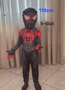 Strój przebranie Spider-Mana 110cm kostium Milesa Moralesa 