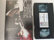 Człowiek Pogryzł Psa - kaseta VHS - film na kasecie VHS