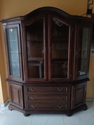 Stylowy duży kredens z litego drewna