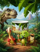 Gigantozaur Disney prezent dla dzieci Dinozaury kubek Ceramiczny 