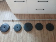 Sztanga pretorians nowa nieużywana + nowe obciążniki